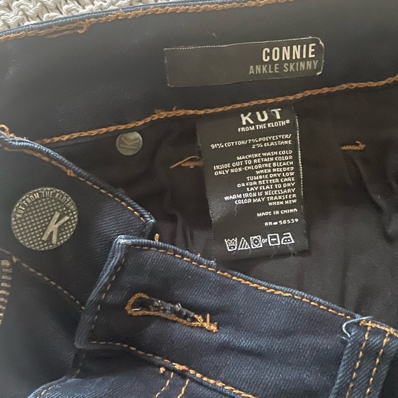 Kut Women's Dark Blue Skinny Jeans - Picture 5 of 7